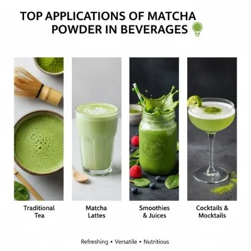 Top Applications of Matcha Powder in Beverages Top Applications of Matcha Powder in Beverages