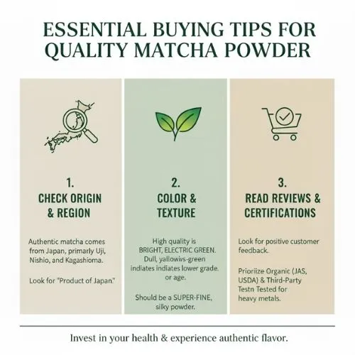 Essential Buying Tips for Quality Matcha Powder