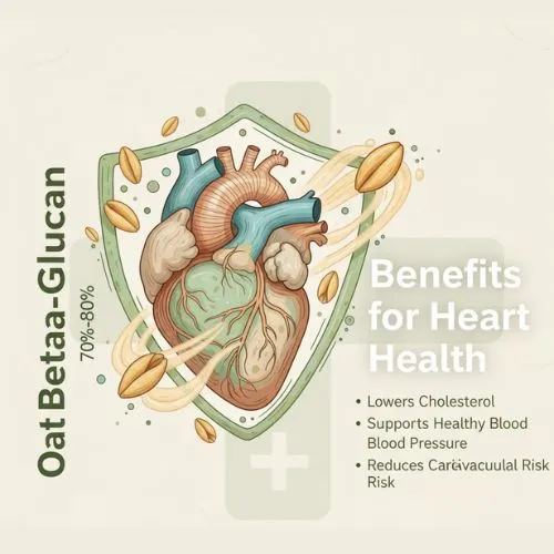 Oat Beta Glucan 70%-80% Benefits for Heart Health