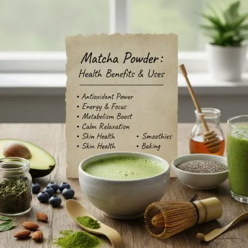 Matcha Powder Health Benefits and Uses