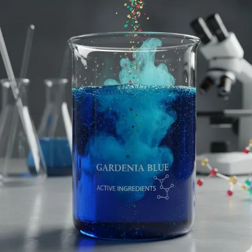 Combining Gardenia Blue Pigment with Active Ingredients Combining Gardenia Blue Pigment with Active Ingredients