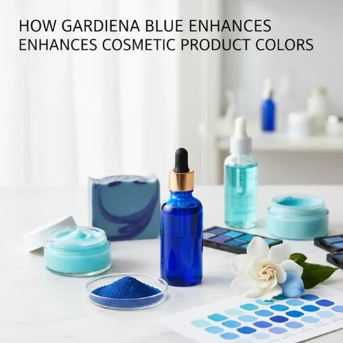 How Gardenia Blue Enhances Cosmetic Product Colors How Gardenia Blue Enhances Cosmetic Product Colors