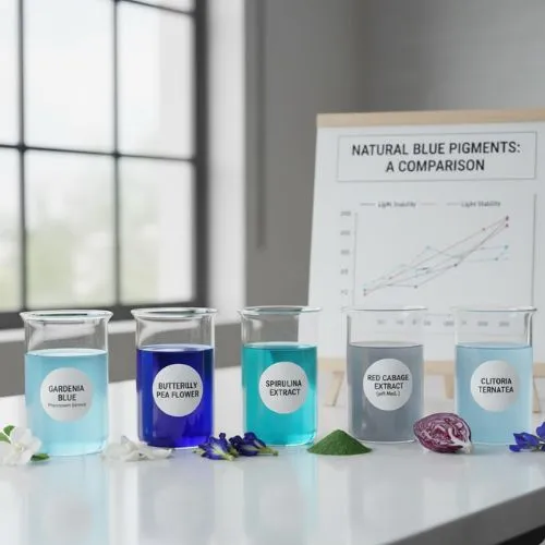 Comparing Gardenia Blue with Other Natural Blue Colors