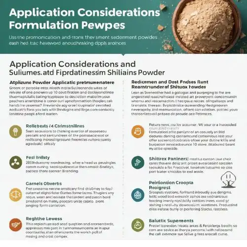 Application Considerations and Formulation Guidelines