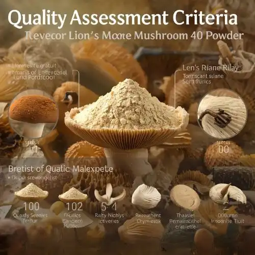 Quality Assessment Criteria for Lion's Mane Mushroom Powder Quality Assessment Criteria for Lion's Mane Mushroom Powder