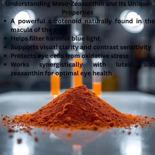 Understanding Meso Zeaxanthin and Its Unique Properties