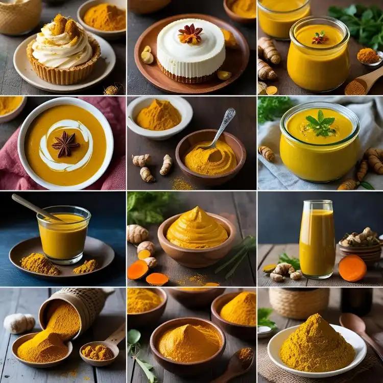 Turmeric powder food application