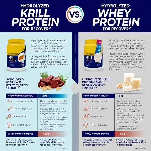 Hydrolized krill powder recovery