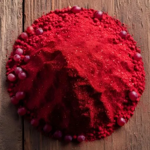 red grape skin powder