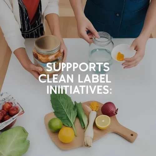 Supports Clean Label Initiatives? Supports Clean Label Initiatives?