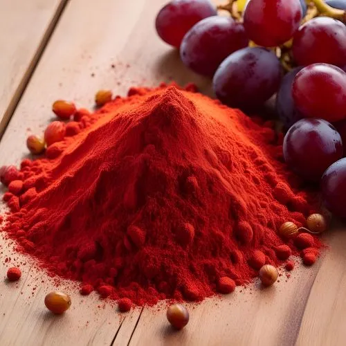 red grape skin powder