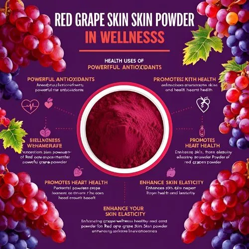 Uses of Red Grape Skin Powder in Wellness Uses of Red Grape Skin Powder in Wellness