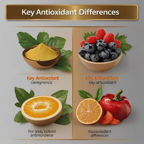 Key Antioxidant Differences Key Antioxidant Differences
