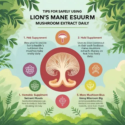 Tips for Safely Using Lion's Mane Mushroom Extract Daily