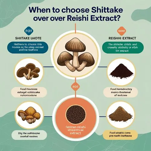 When to Choose Shiitake Over Reishi Extract? When to Choose Shiitake Over Reishi Extract?