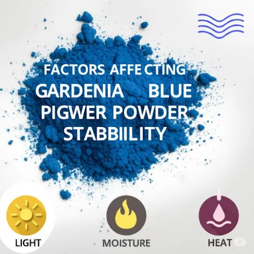 gardenia blue pigment powder stability