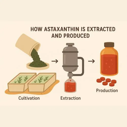 Astaxanthin is Extracted and Produced Astaxanthin is Extracted and Produced