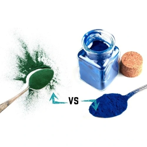 gardenia blue vs spirulina gardenia blue vs spirulina