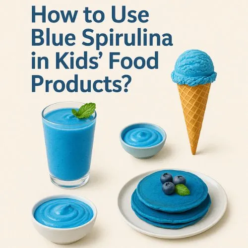 blue spirulina for child food