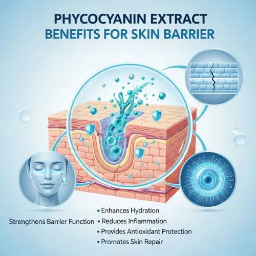 Phycocyanin Extract Benefits for Skin Barrier Phycocyanin Extract Benefits for Skin Barrier