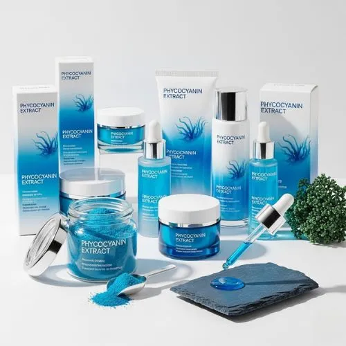Using Phycocyanin Extract in Skincare Products