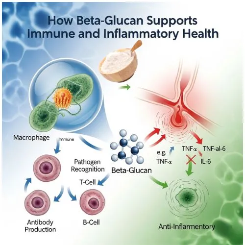 oat beta glucan inflammatory