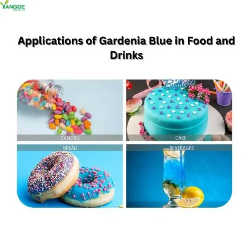garden blue powder food application