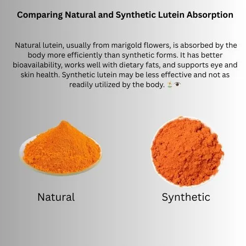 lutein powder comparing