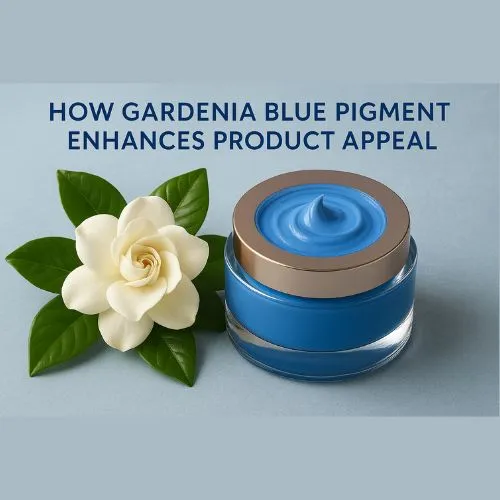 Gardenia Blue Pigment enhances Gardenia Blue Pigment enhances