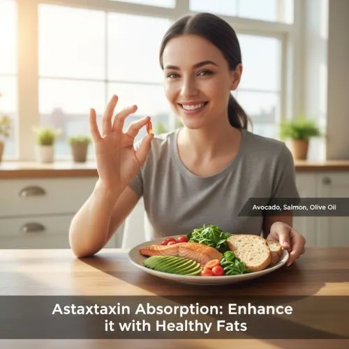 Does astaxanthin absorb better with food?