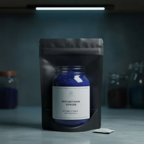 Optimal storage to prevent phycocyanin loss