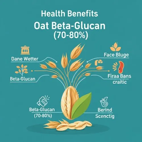 Health Benefits of Oat Beta Glucan 70%-80% Health Benefits of Oat Beta Glucan 70%-80%
