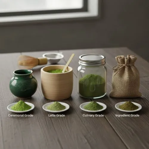 Matcha has different Type