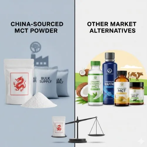 Comparing China Sourced MCT Powder with Other Market Alternatives