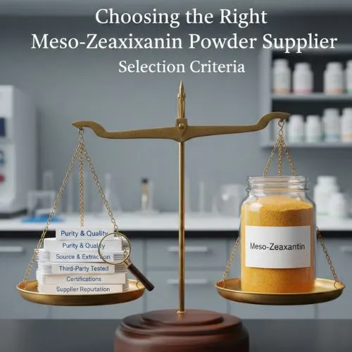 Selection Criteria Choosing the Right Meso Zeaxanthin Powder Supplier