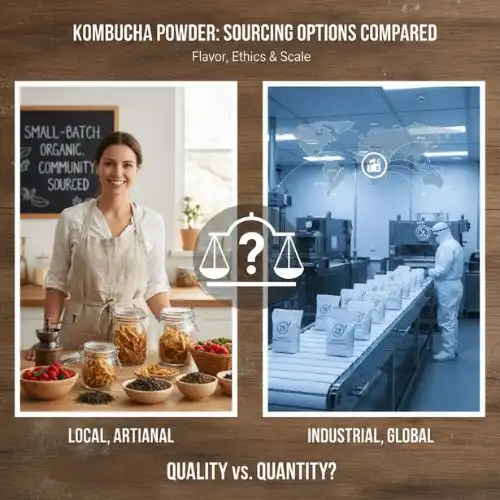 Comparison of Kombucha Powder Sourcing Options