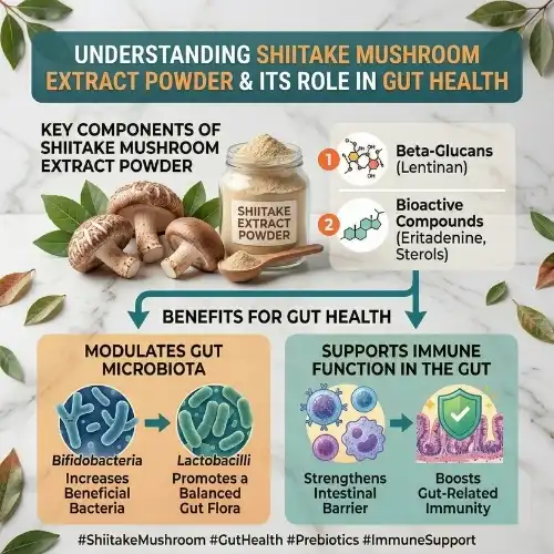 Understanding Shiitake Mushroom Extract and Its Role in Gut Health Understanding Shiitake Mushroom Extract and Its Role in Gut Health
