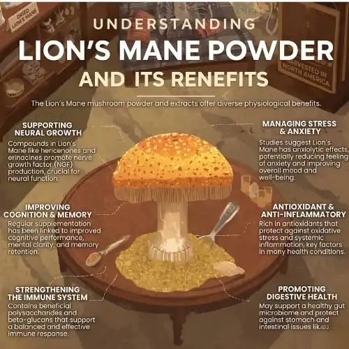 _Lion's Mane Mushroom Powder benefits _Lion's Mane Mushroom Powder benefits