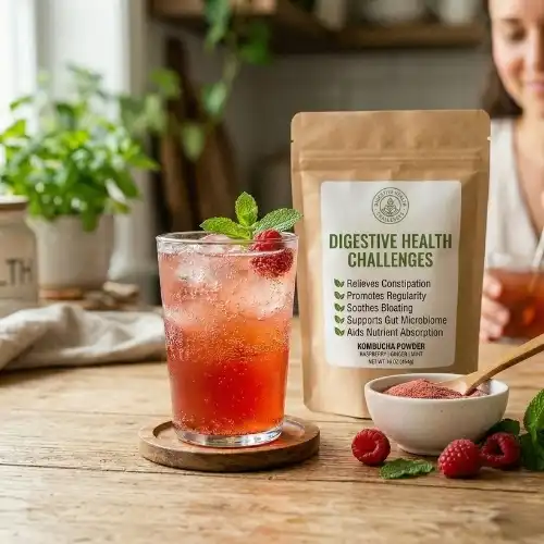 kombucha powder health