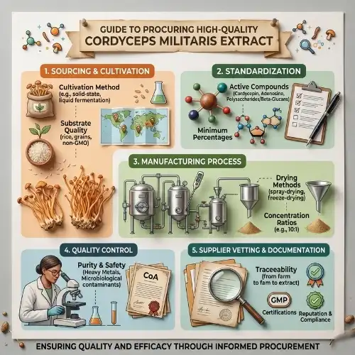 Procurement Considerations for Cordyceps Militaris Extract Ensuring Quality and Efficacy Procurement Considerations for Cordyceps Militaris Extract Ensuring Quality and Efficacy