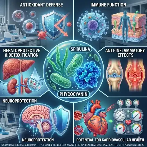 The Key Health and Functional Benefits of Phycocyanin Extract The Key Health and Functional Benefits of Phycocyanin Extract