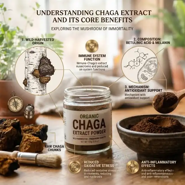 chaga extract powder benefits