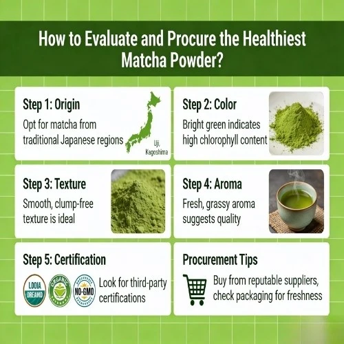 How to Evaluate and Procure the Healthiest Matcha Powder