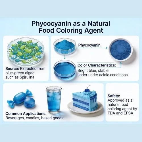 Phycocyanin as a Natural Food Coloring Agent