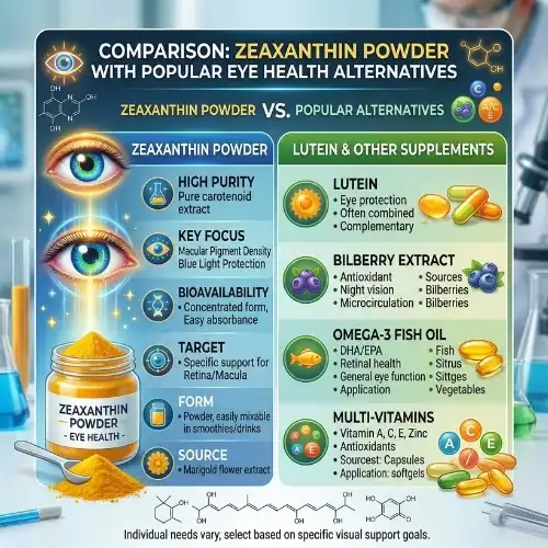 Comparing Zeaxanthin Powder with Alternatives Comparing Zeaxanthin Powder with Alternatives