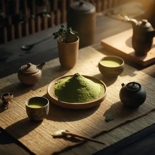 matcha  powder tradjitional tea