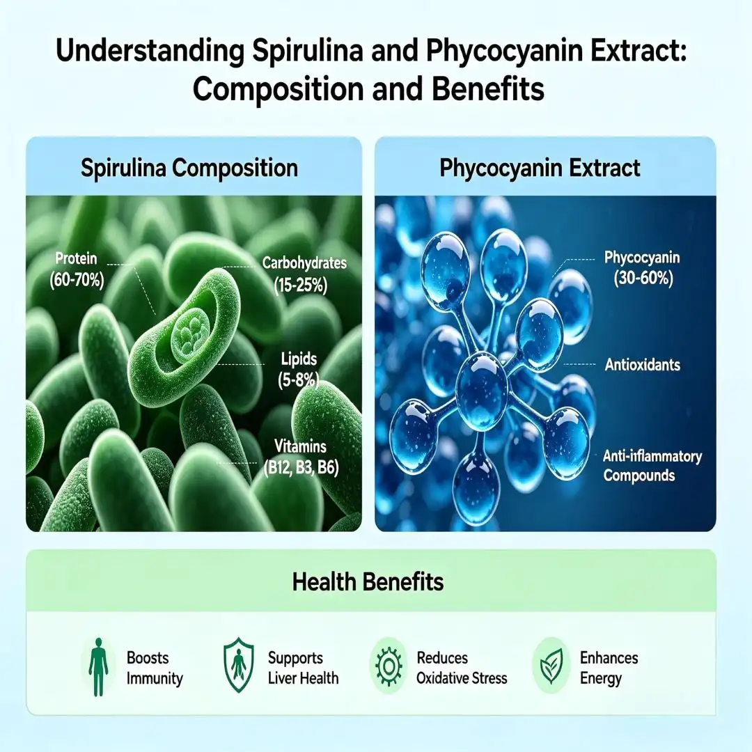 Understanding Spirulina and Phycocyanin Extract Composition and Benefits