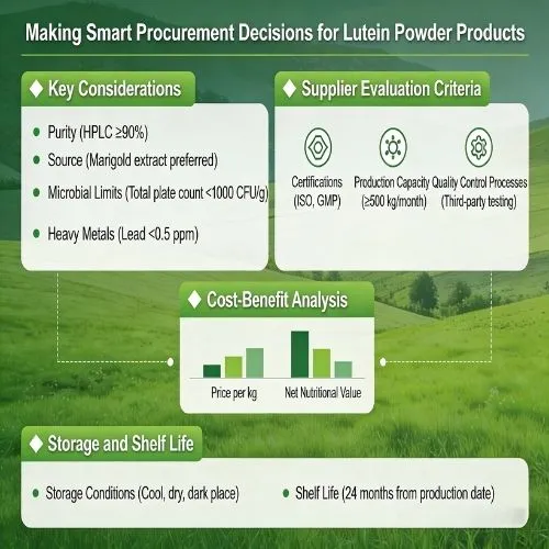 Making Smart Procurement Decisions for Lutein Products Making Smart Procurement Decisions for Lutein Products