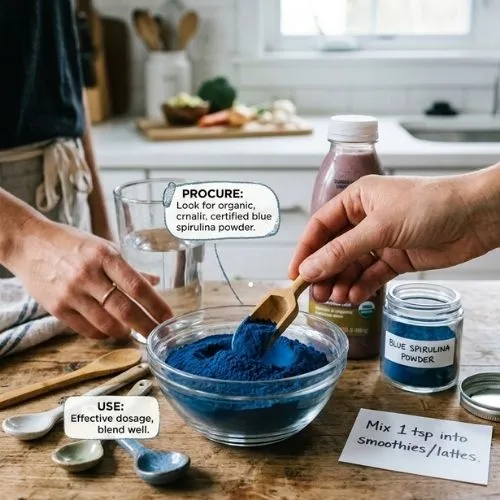 How to Use and Procure Blue Spirulina Powder Effectively