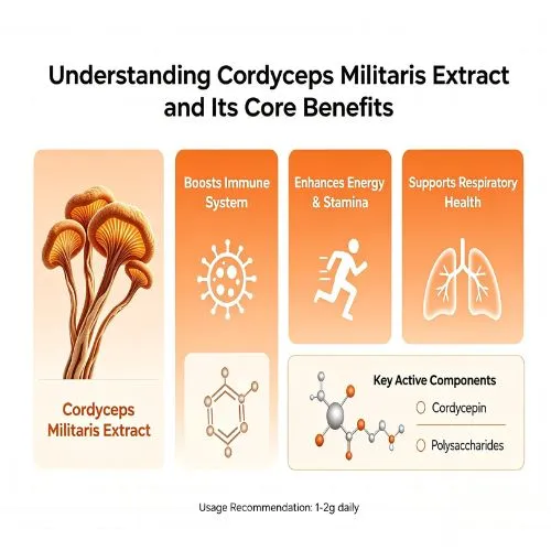 Understanding Cordyceps Militaris Extract and Its Core Benefits Understanding Cordyceps Militaris Extract and Its Core Benefits